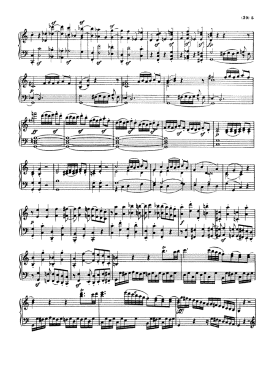Beethoven: Sonatas (Urtext) - Sonata No. 3, Op. 2 No. 3 in C Major Piano Solo scores gallery preview page 5