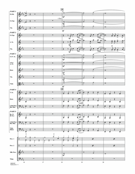 Radioactive - Conductor Score (Full Score)