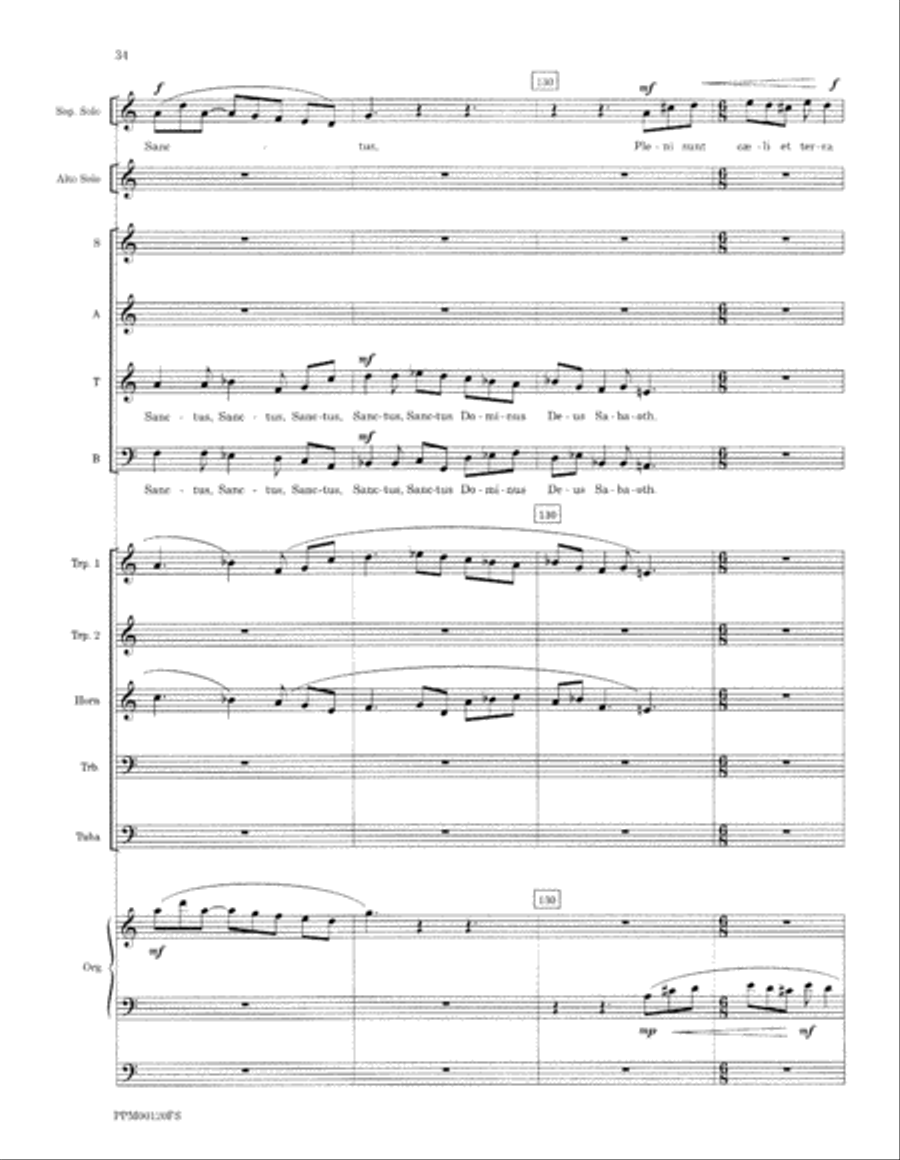 Transfiguration: An Ecumenical Mass - Full Score Divisi scores gallery preview page 37