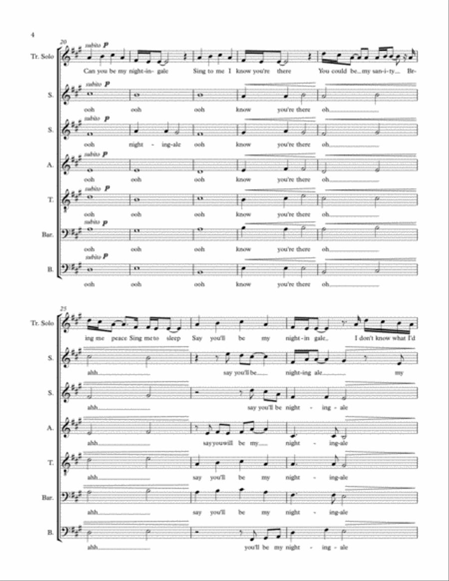 Nightingale 4-Part scores gallery preview page 4