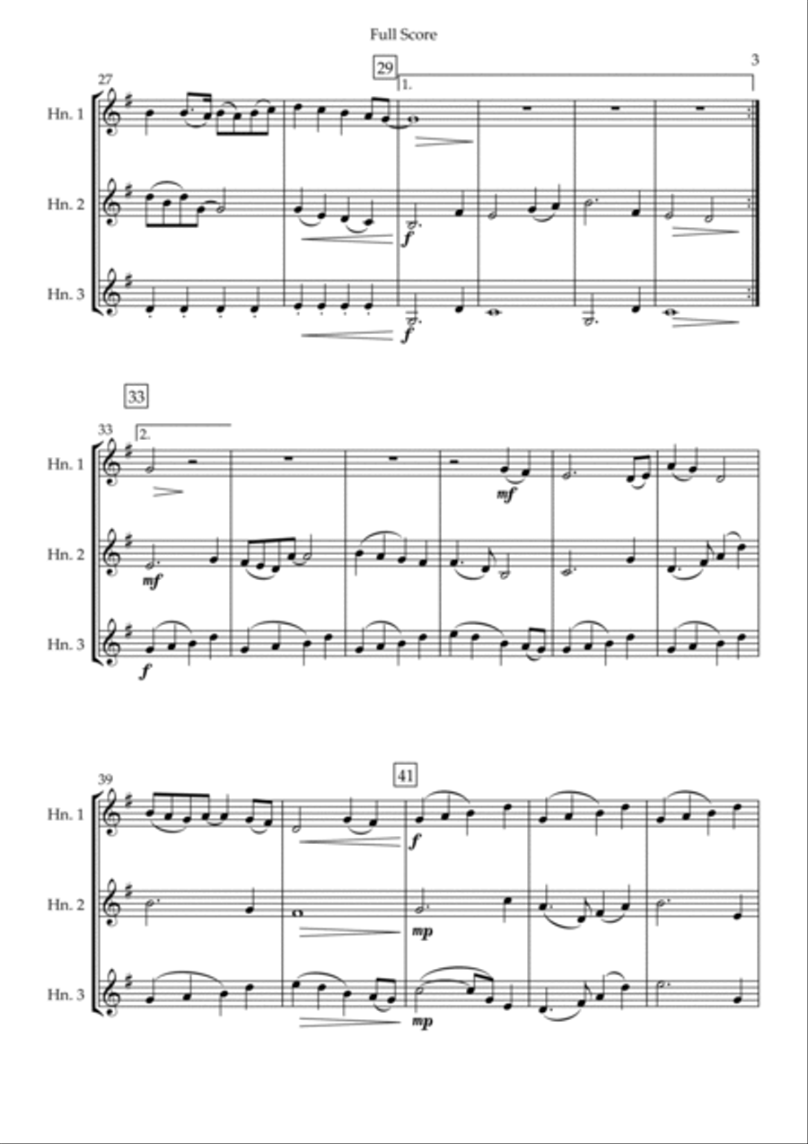Build My Life Horn scores gallery preview page 3