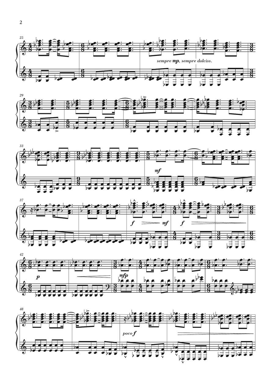 A Hudson Cycle Piano Solo scores gallery preview page 2