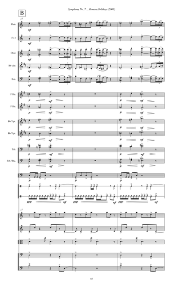 Symphony No. 7 ... Roman Holidays (2008) 3rd movement, second interlude