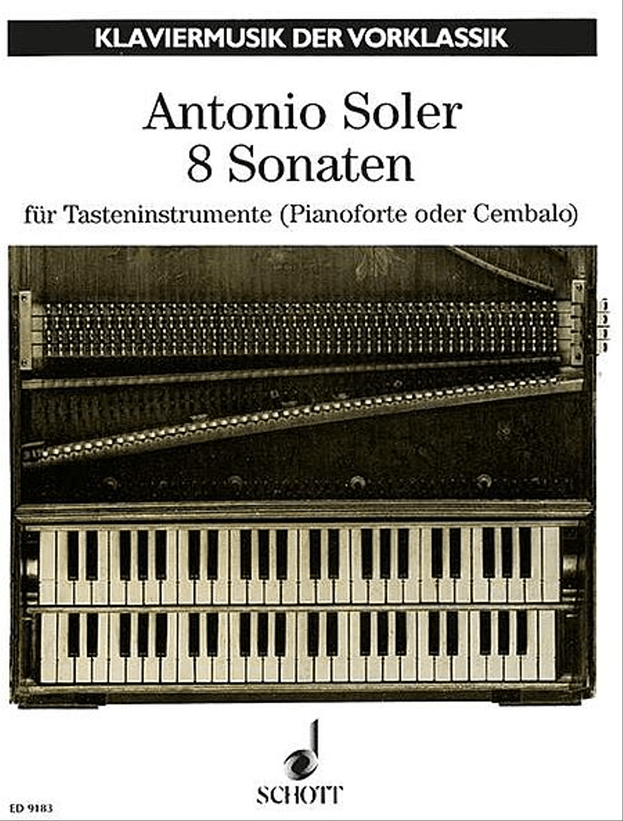 8 Sonatas Piano Solo scores gallery preview page 1