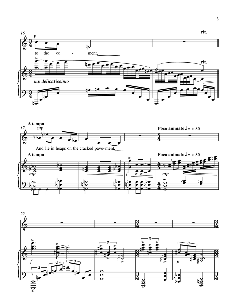 Reflections Piano, Vocal scores gallery preview page 4