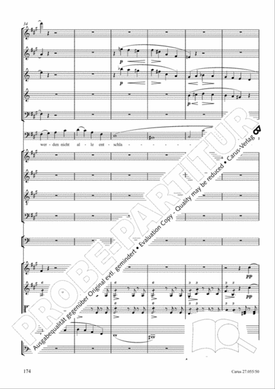 Ein Deutsches Requiem (German Requiem) 4-Part scores gallery preview page 181