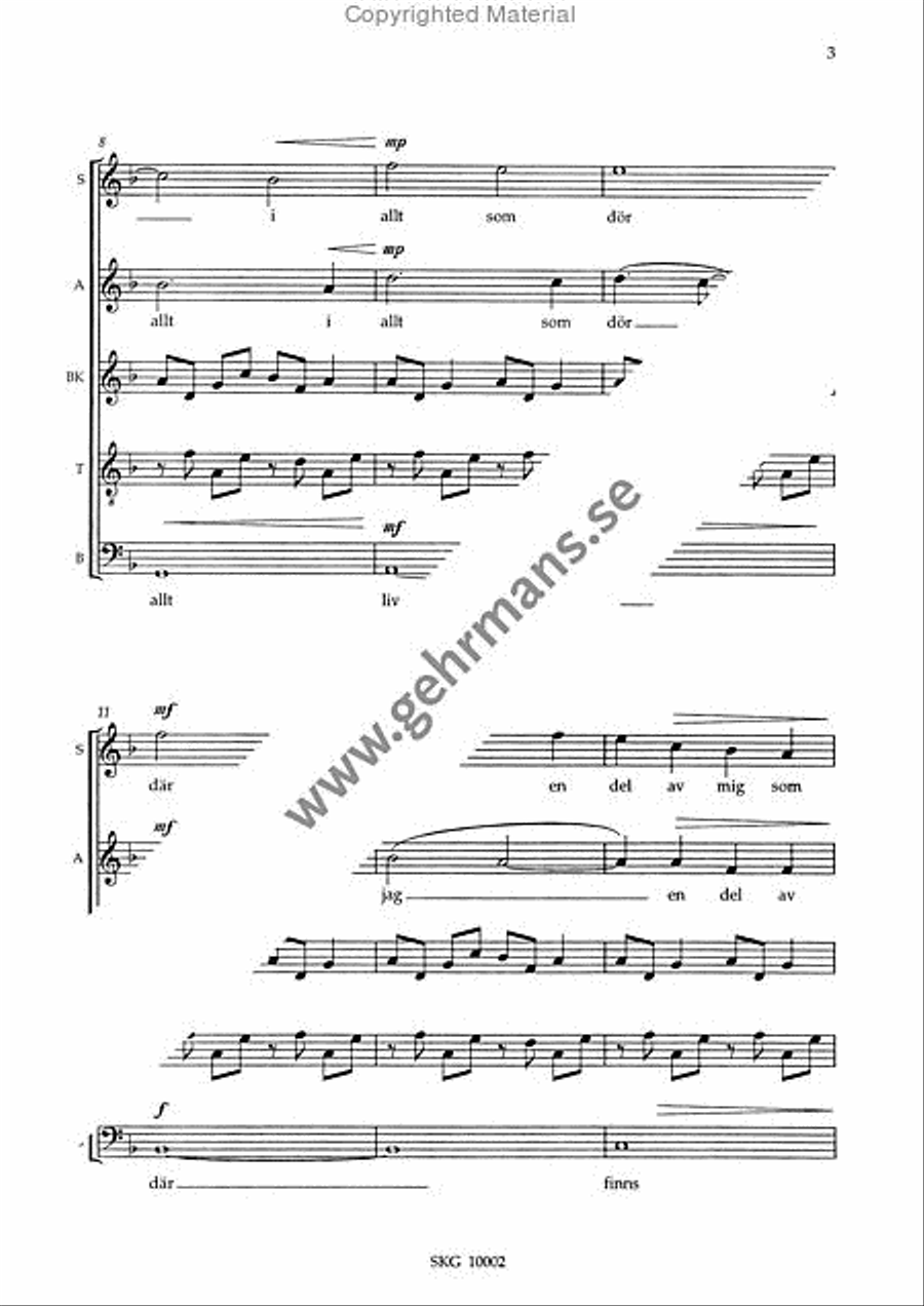 Bla psalm Bla psalm SA scores gallery preview page 3
