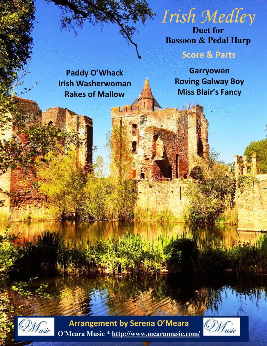 Irish Medley, Duet for Bassoon & Pedal Harp Bassoon scores gallery preview page 1