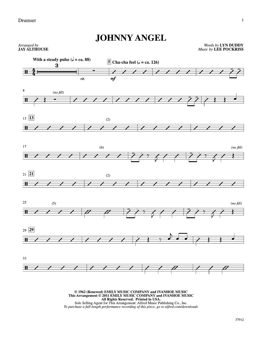 Johnny Angel: Drums