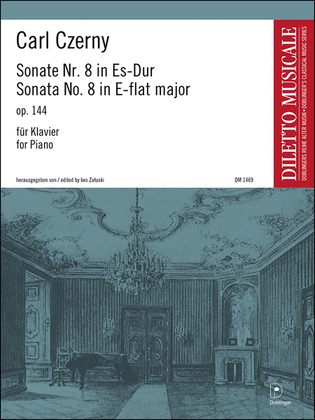 Book cover for Sonate Nr. 8 Es-Dur op. 144