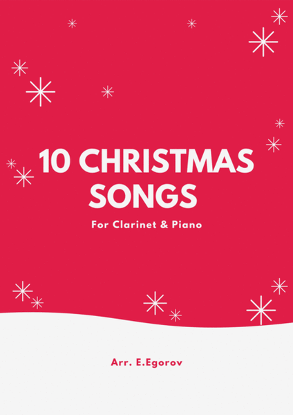 10 Christmas Songs For Clarinet & Piano