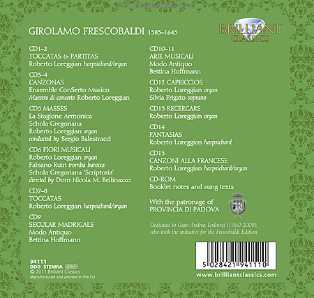 Frescobaldi Complete Edition