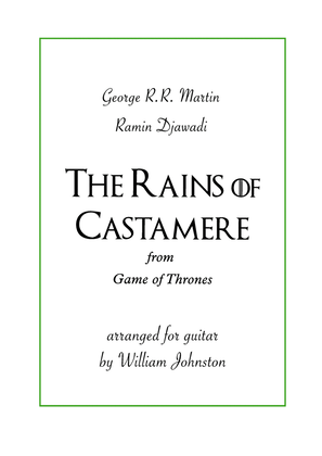 Book cover for The Rains Of Castamere