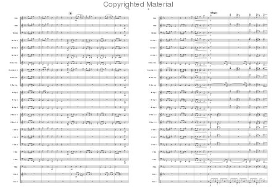 O Christmas Tree Concert Band scores gallery preview page 3