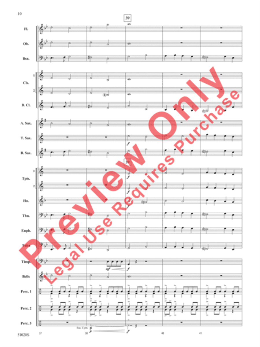 Ultimate Battle Ultimate Battle Concert Band scores gallery preview page 11