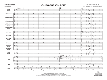 Cubano Chant (score only)