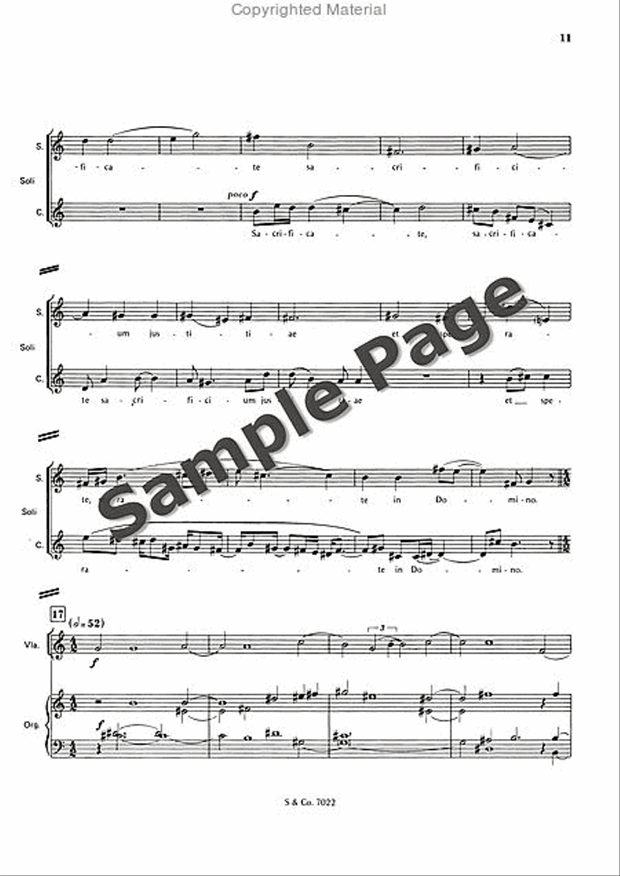 Psalm 4 Op. 38a Choir scores gallery preview page 14
