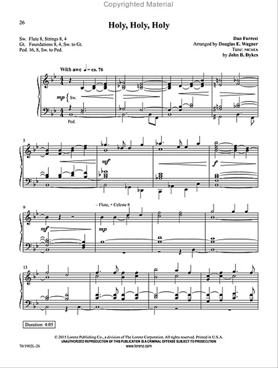 Music for Worship Music for Worship Organ Solo scores gallery preview page 12