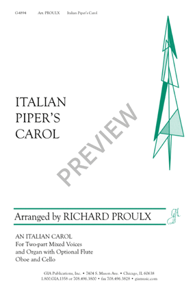 Book cover for Italian Piper's Carol