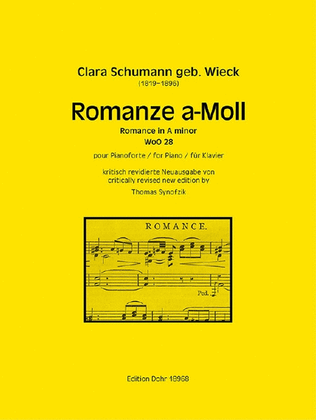 Book cover for Romance A minor Wo0 28