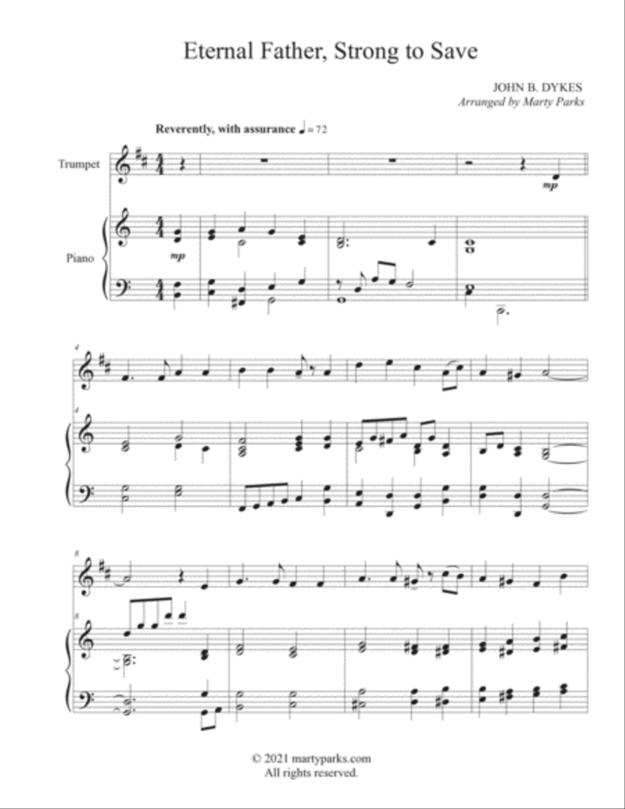 Celebrate America! (Trumpet-Piano) Trumpet Solo scores gallery preview page 2