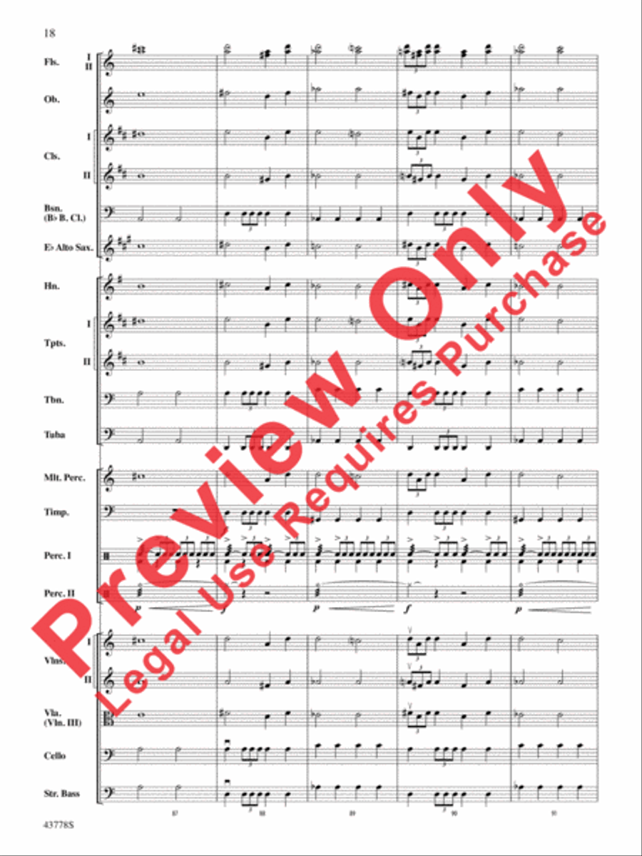 Godzilla Full Orchestra scores gallery preview page 38