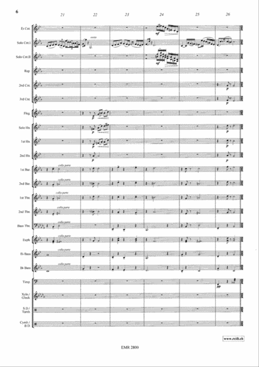 Gipsy Fantasy Brass Band scores gallery preview page 7