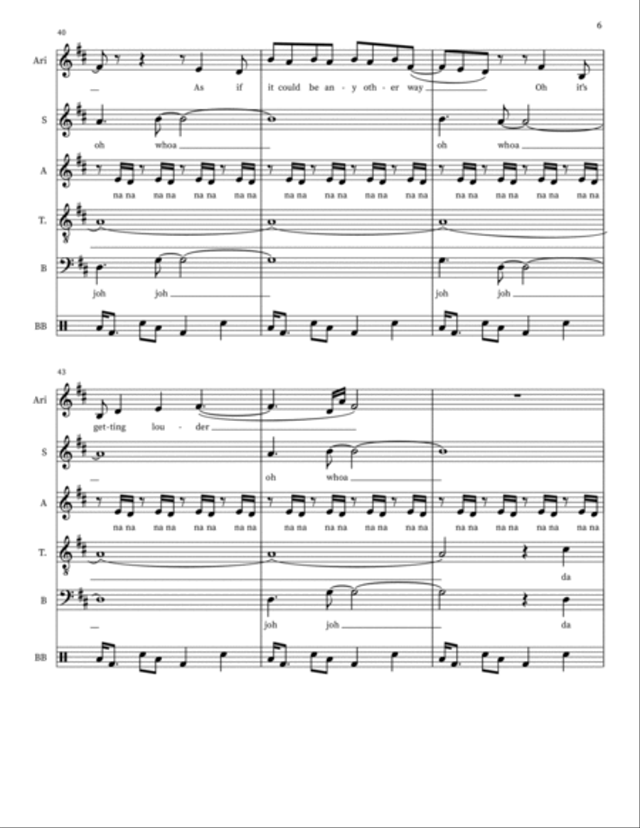 Fallingwater Fallingwater 4-Part scores gallery preview page 6