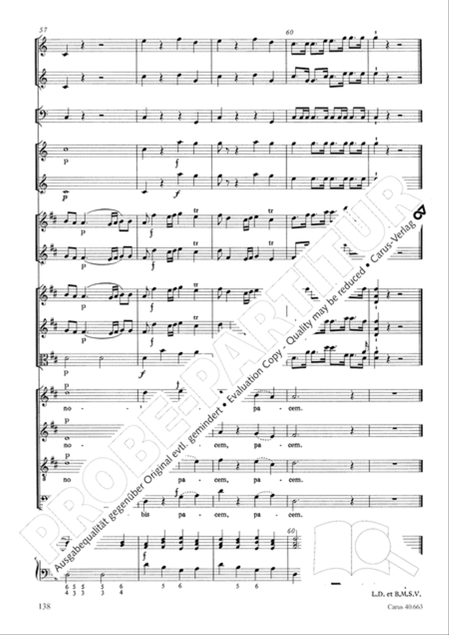 Mass in D minor (Missa in d) ATB scores gallery preview page 154