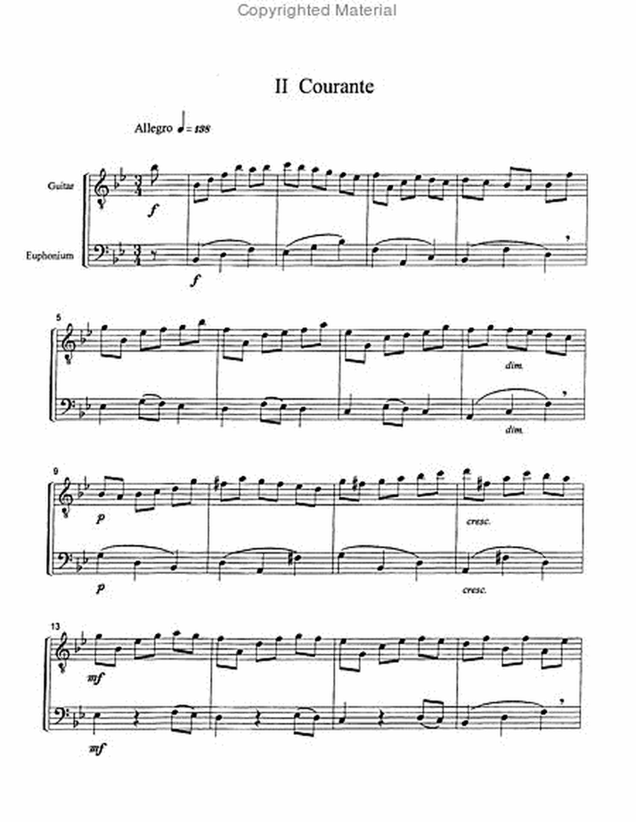 Suite for Euphonium and Electric Guitar