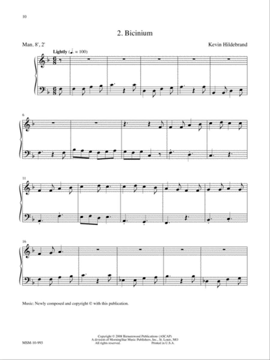 Marilyn Mason Music Library, Volume 4 Organ scores gallery preview page 4