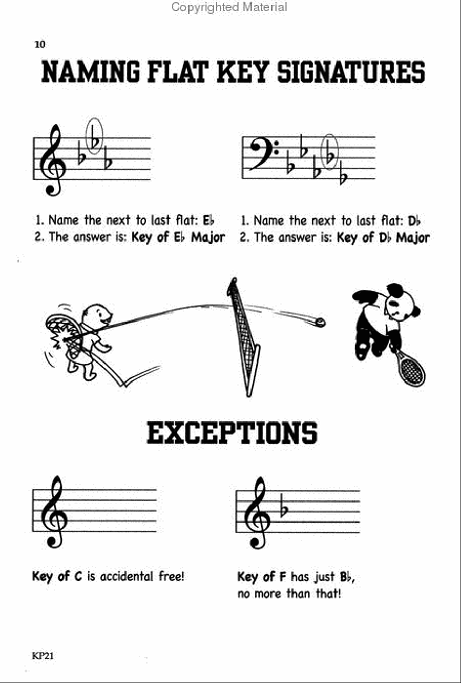 Bastien Theory Boosters: Major Key Signatures Piano Method scores gallery preview page 3