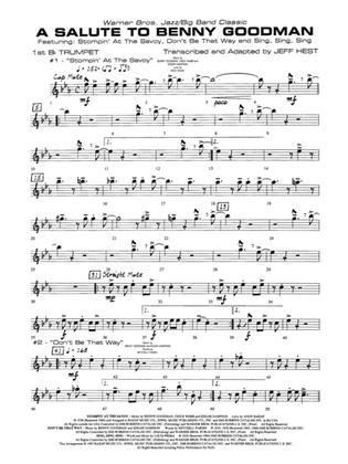 A Salute to Benny Goodman: 1st B-flat Trumpet