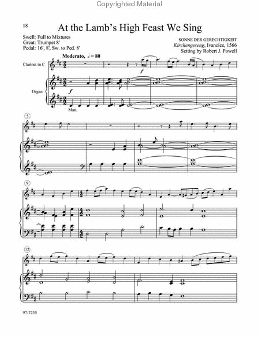 Instruments for All Seasons, Vol. II Clarinet scores gallery preview page 6