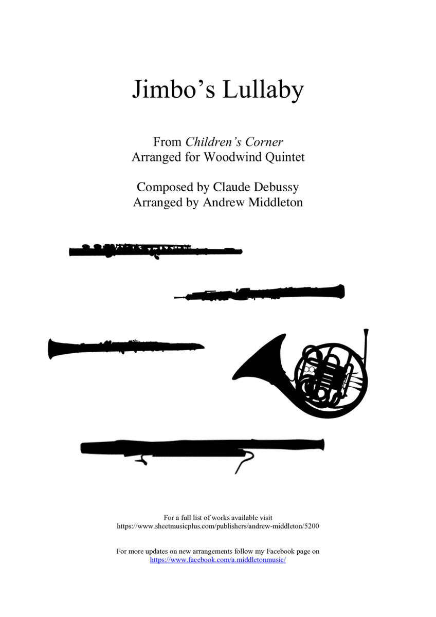 Jimbo's Lullaby arranged for Wind Quintet image number null