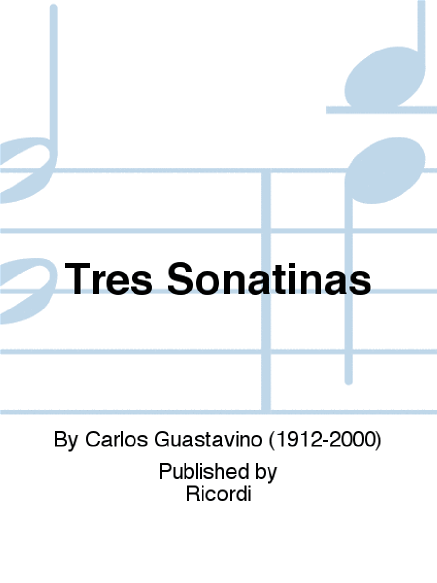 Tres Sonatinas Piano Solo scores gallery preview page 1