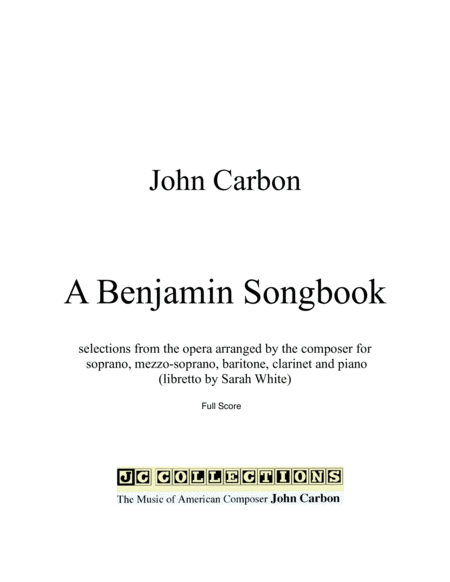 A Benjamin Songbook image number null