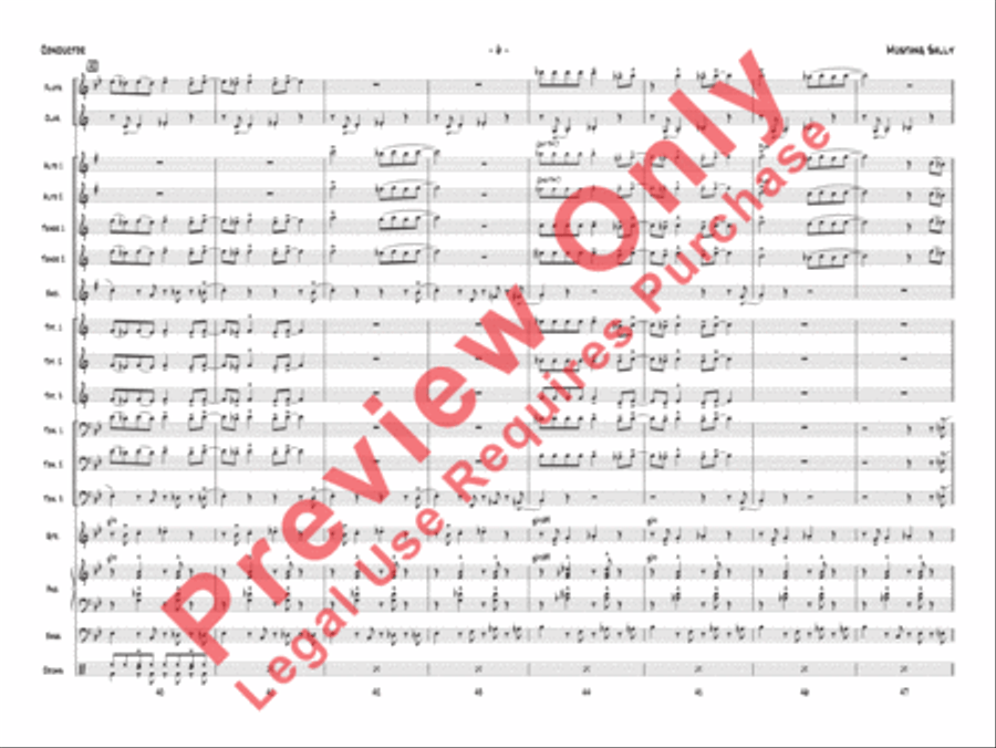 Mustang Sally Jazz Ensemble scores gallery preview page 9