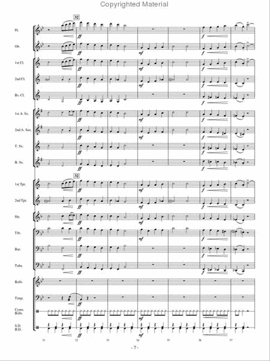 A Christmas Collage Concert Band scores gallery preview page 6