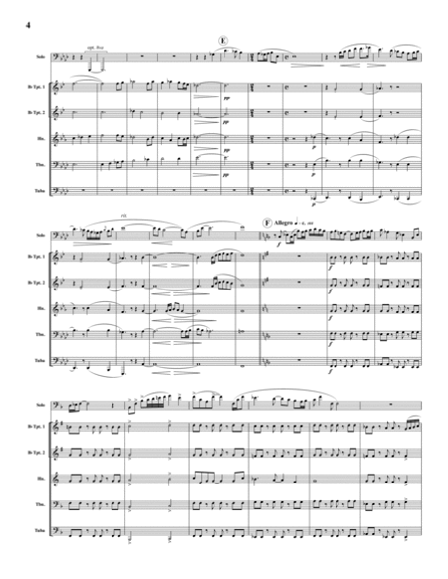 Tornado Brass Quintet scores gallery preview page 4