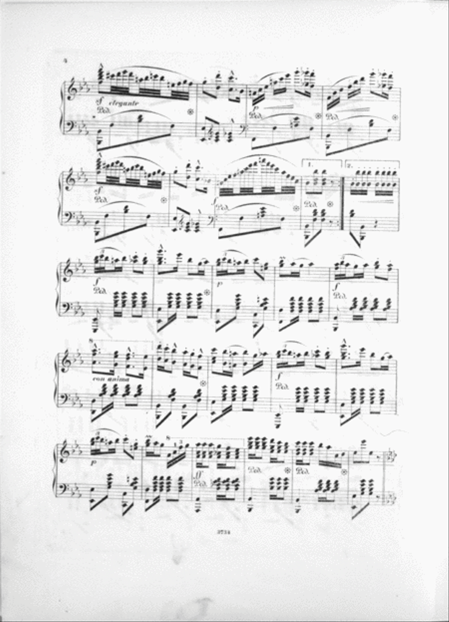 Fifth Avenue Hotel. Polka Brilliant Piano Solo scores gallery preview page 3