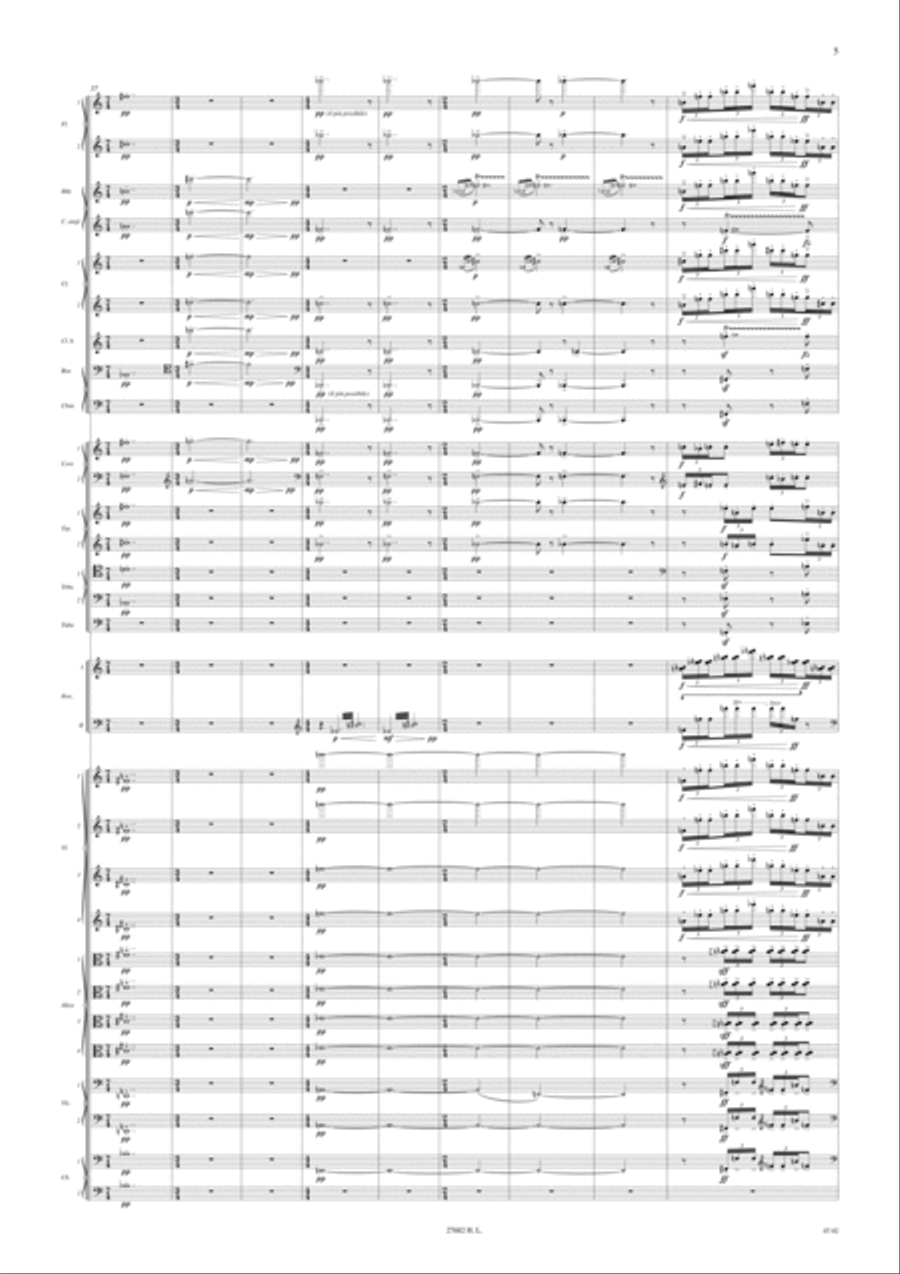 Les Chasseurs Dans La Neige D'Apres Bruegel Orchestra scores gallery preview page 6