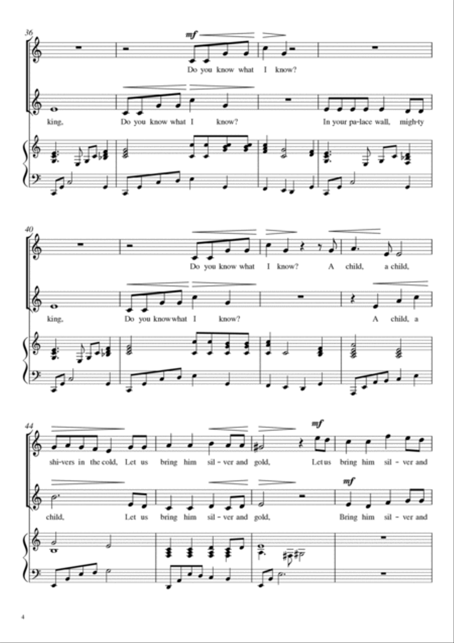 Do You Hear What I Hear SA scores gallery preview page 4