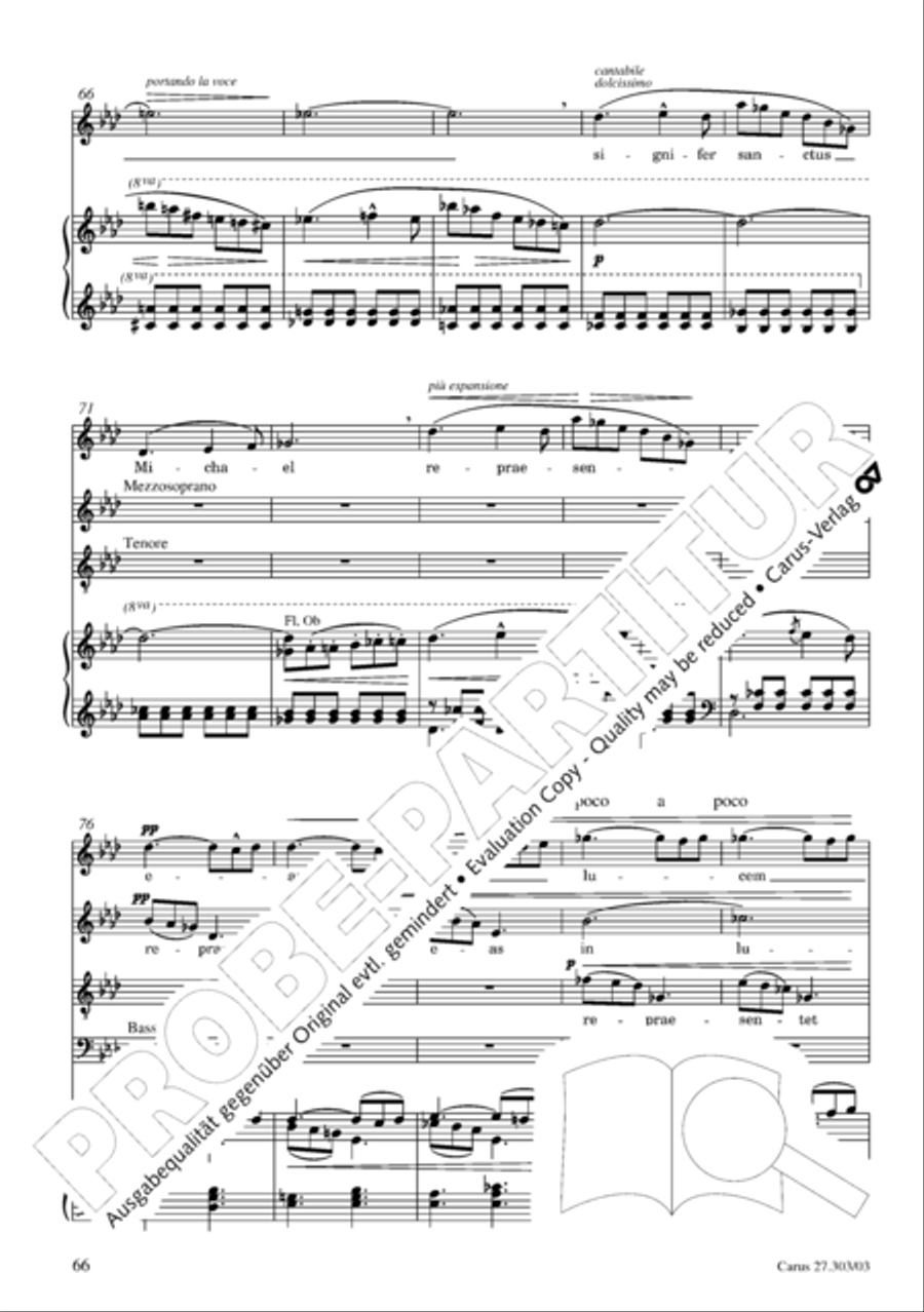 Messa da Requiem 4-Part scores gallery preview page 67