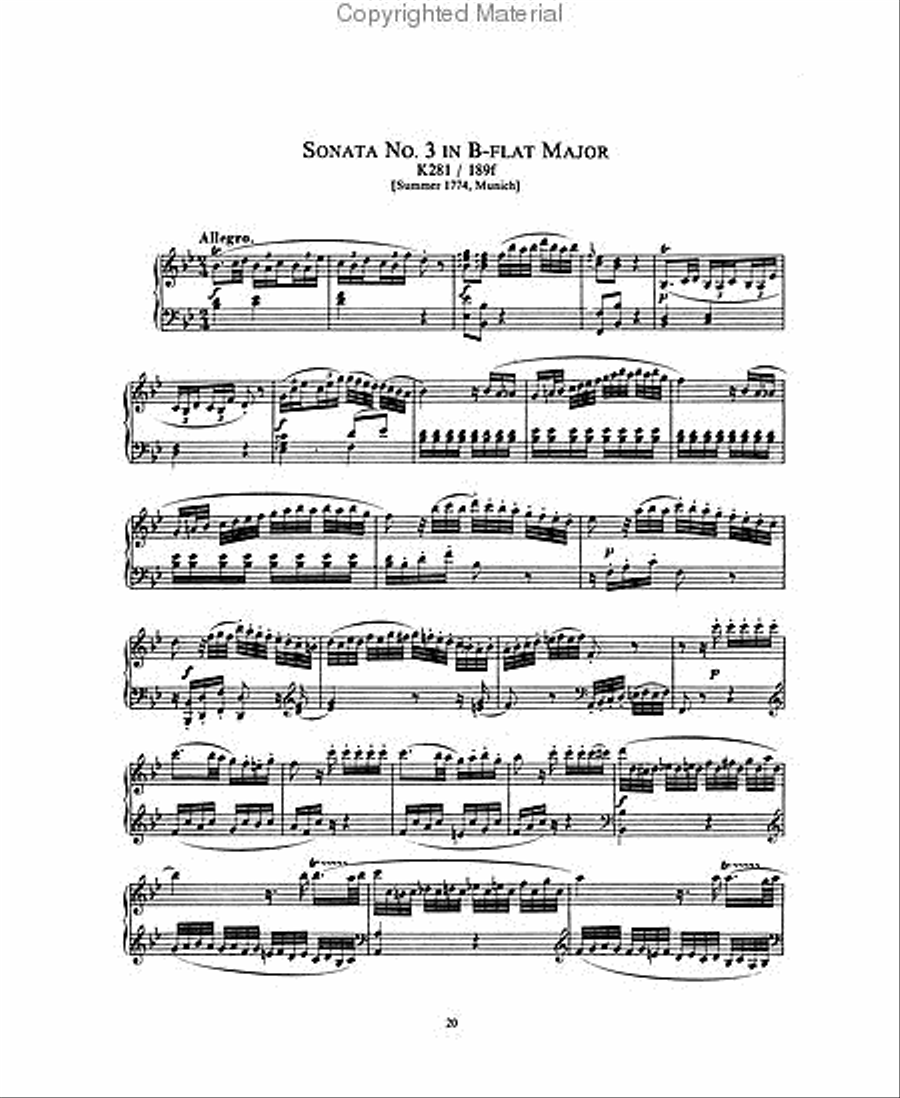 Complete Sonatas and Fantasies for Solo Piano Piano Solo scores gallery preview page 3