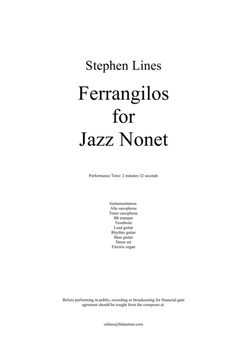 Ferrangilos for Jazz Nonet image number null