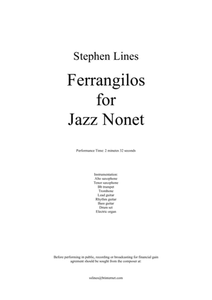 Ferrangilos for Jazz Nonet