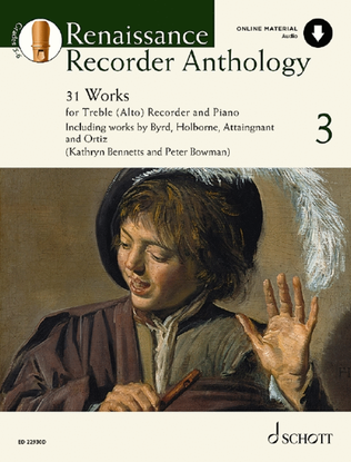 Book cover for Renaissance Recorder Anthology 3