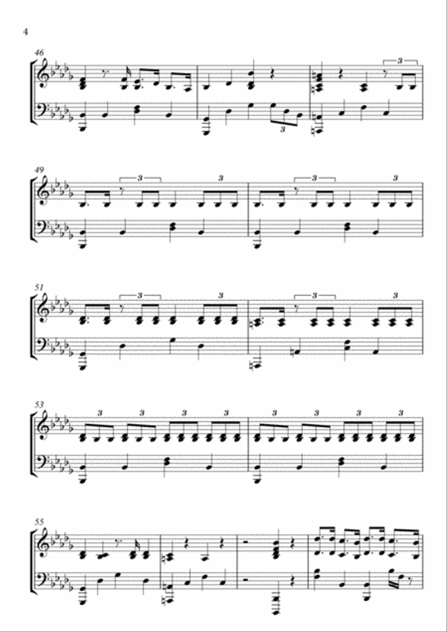Believer Believer Piano Solo scores gallery preview page 4