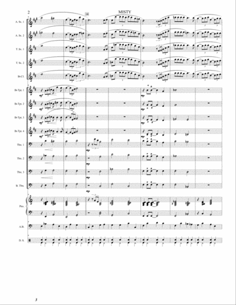 Misty Jazz Ensemble scores gallery preview page 2